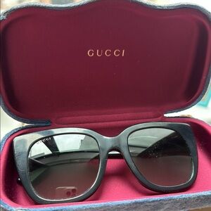 Gucci Glossy Black Sunglasses